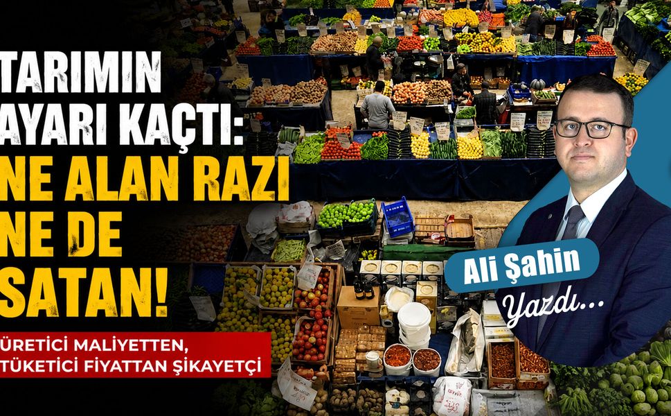 Tarımın ayarı kaçtı: Ne alan razı ne de satan!