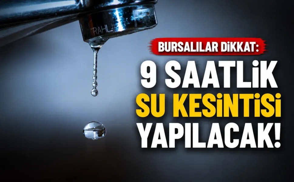 BUSKİ'den İnegöl'de su kesintisi uyarısı