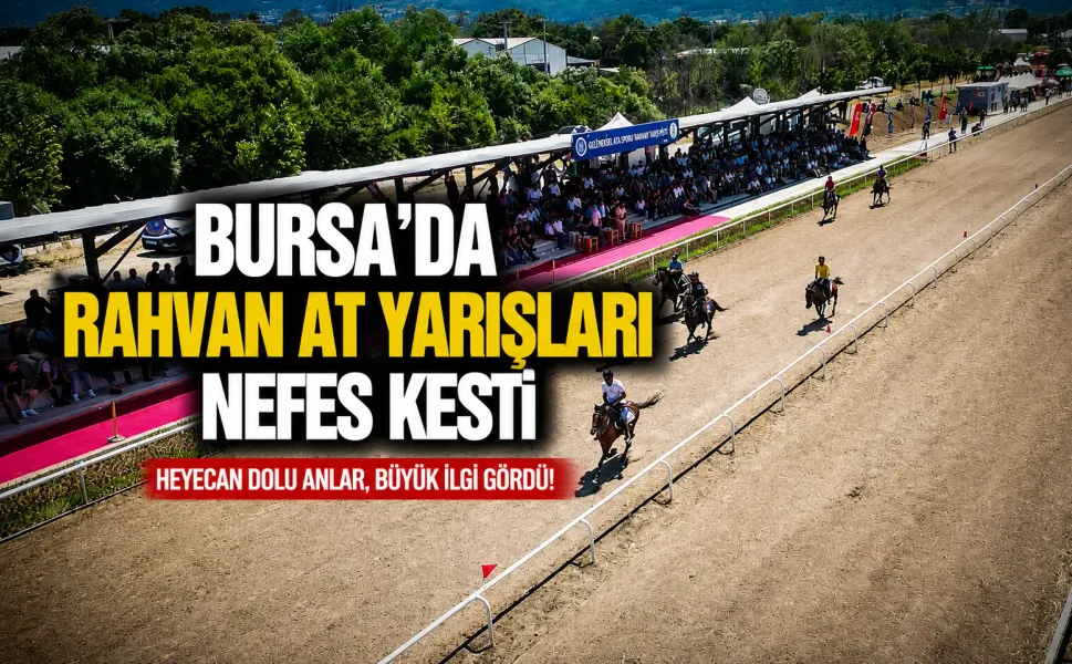 Bursa'da rahvan at yarışları nefes kesti