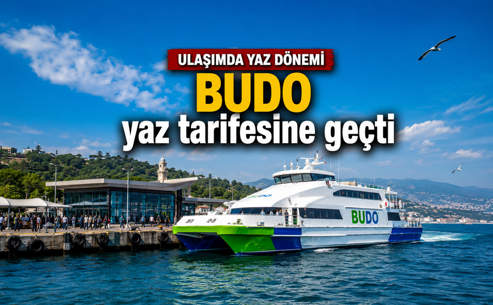 BUDO yaz tarifesine geçti
