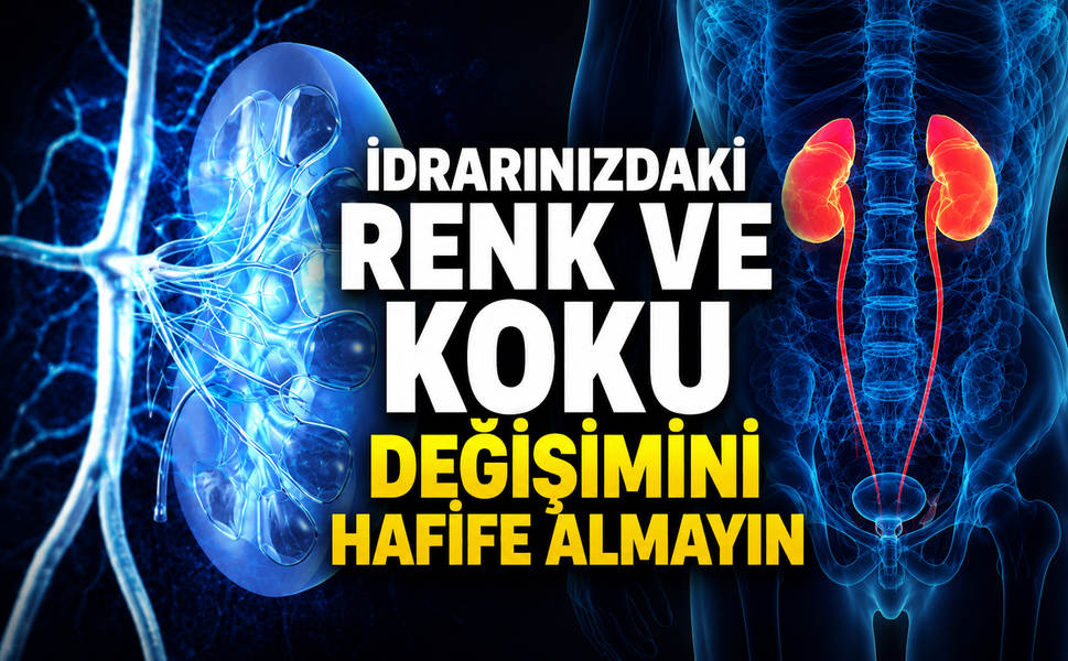 İdrarınızdaki renk ve koku değişimini hafife almayın