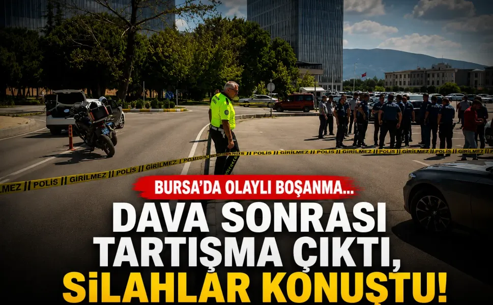 Bursa'da olaylı boşanma... Dava sonrası tartışma çıktı, silahlar konuştu!