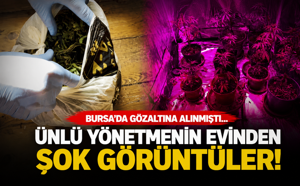 Bursa'da gözaltına alınmıştı... Ünlü yönetmenin evinden şok görüntüler!