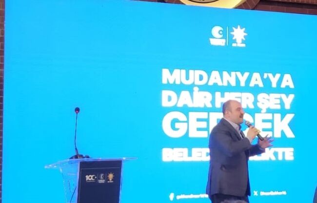 Başkan Adayı Dinçer Mudanya'ya ilişkin projelerini anlattı