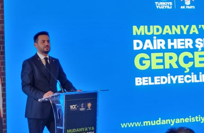 Başkan Adayı Dinçer Mudanya'ya ilişkin projelerini anlattı