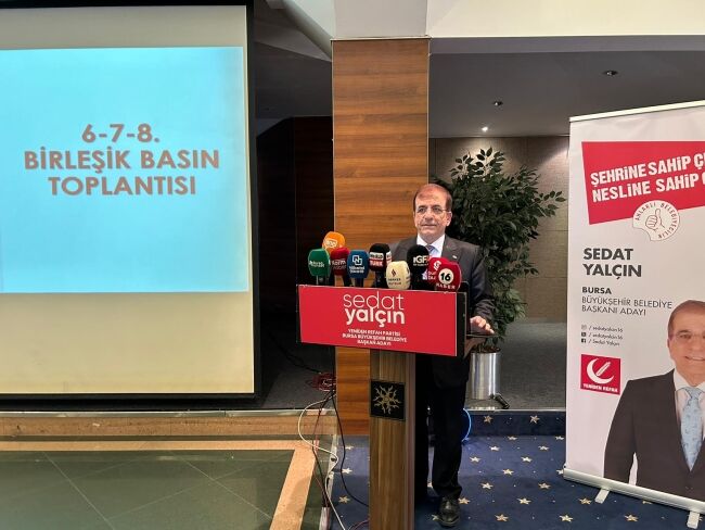 Bursa Büyükşehir Belediye Başkan Adayı Sedat Yalçın Bursa'ya dair tüm projelerini aktardı
