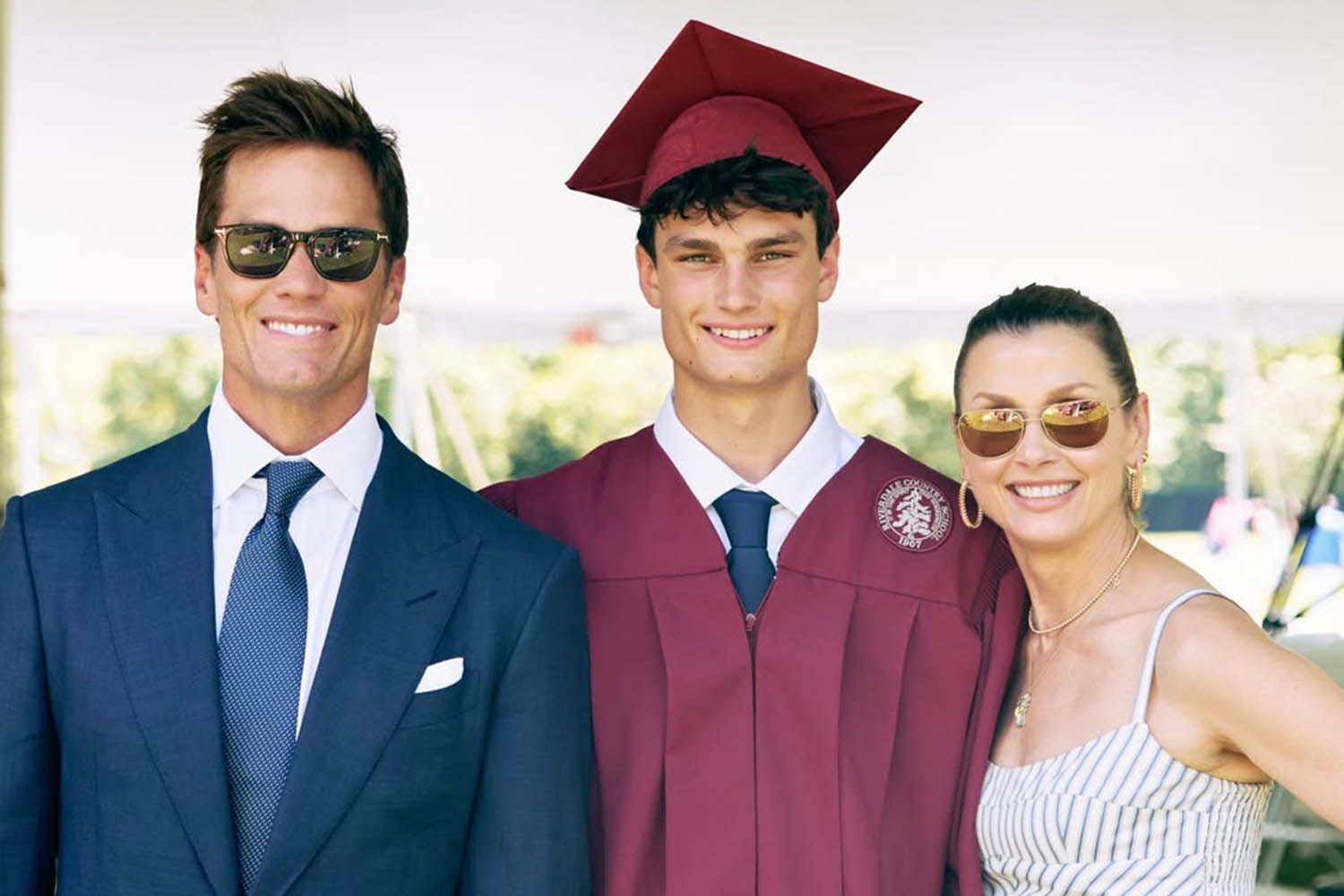 Tom Brady Bridget Moynahan Jack Graduation